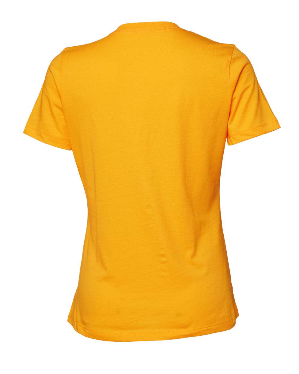 Women’s Relaxed Jersey Tee - Back - B86906293 - Mustard