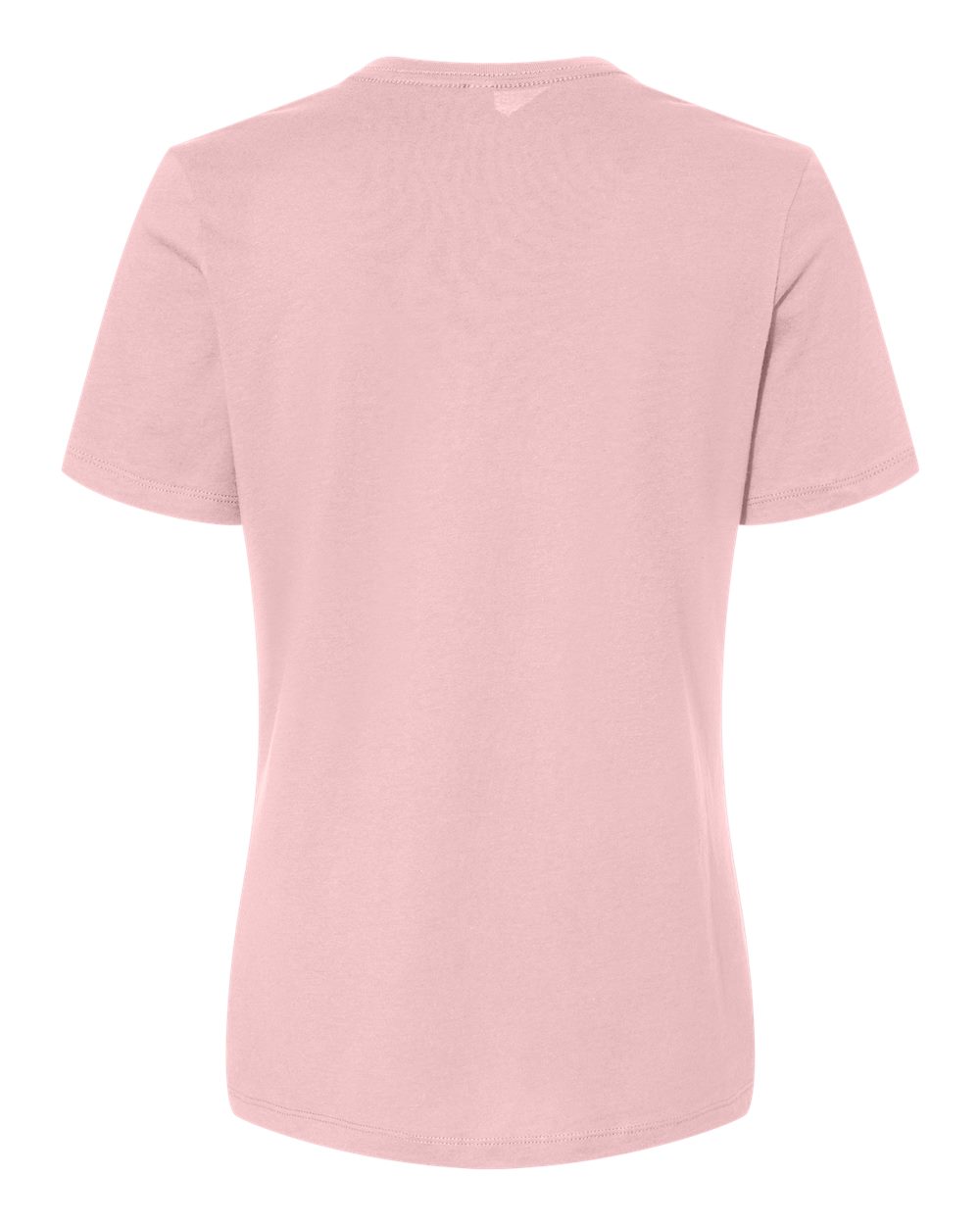 Women’s Relaxed Jersey Tee - Back - B86906303 - Pink