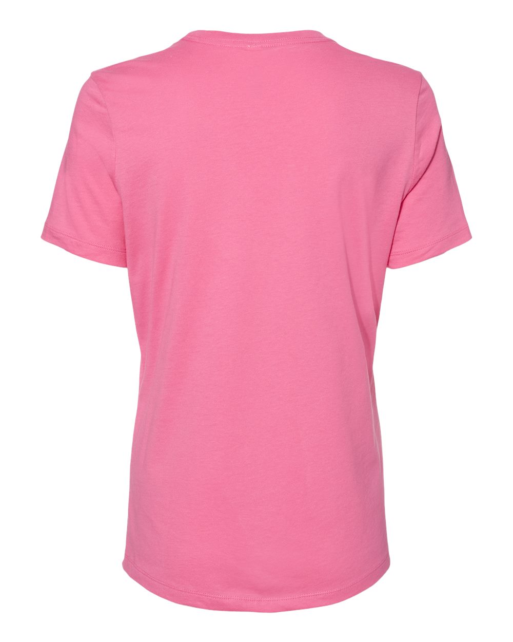 Women’s Relaxed Jersey Tee - Back - B86906313 - Charity Pink