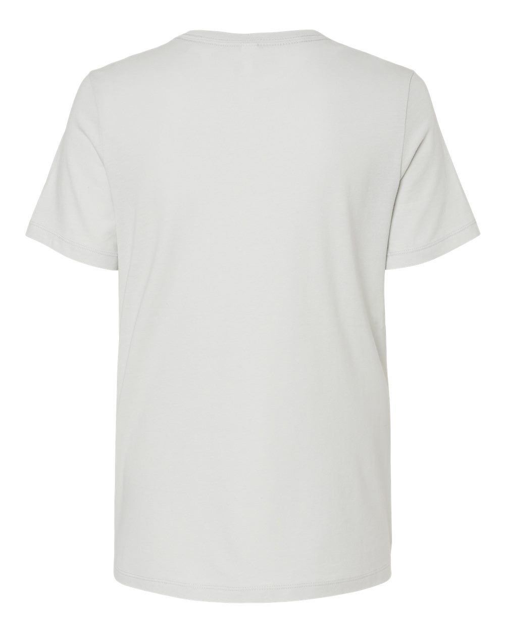 Women’s Relaxed Jersey Tee - Back - B86906403 - Silver