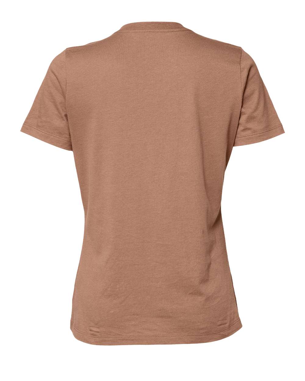 Women’s Relaxed Jersey Tee - Back - B86906483 - Chestnut