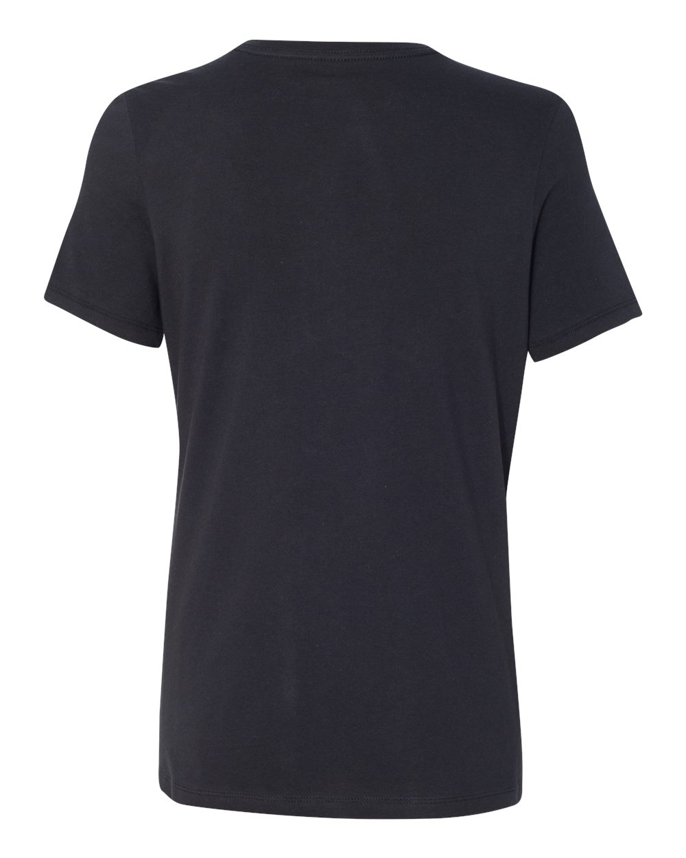 Women’s Relaxed Jersey Tee - Back - B86906513 - Vintage Black