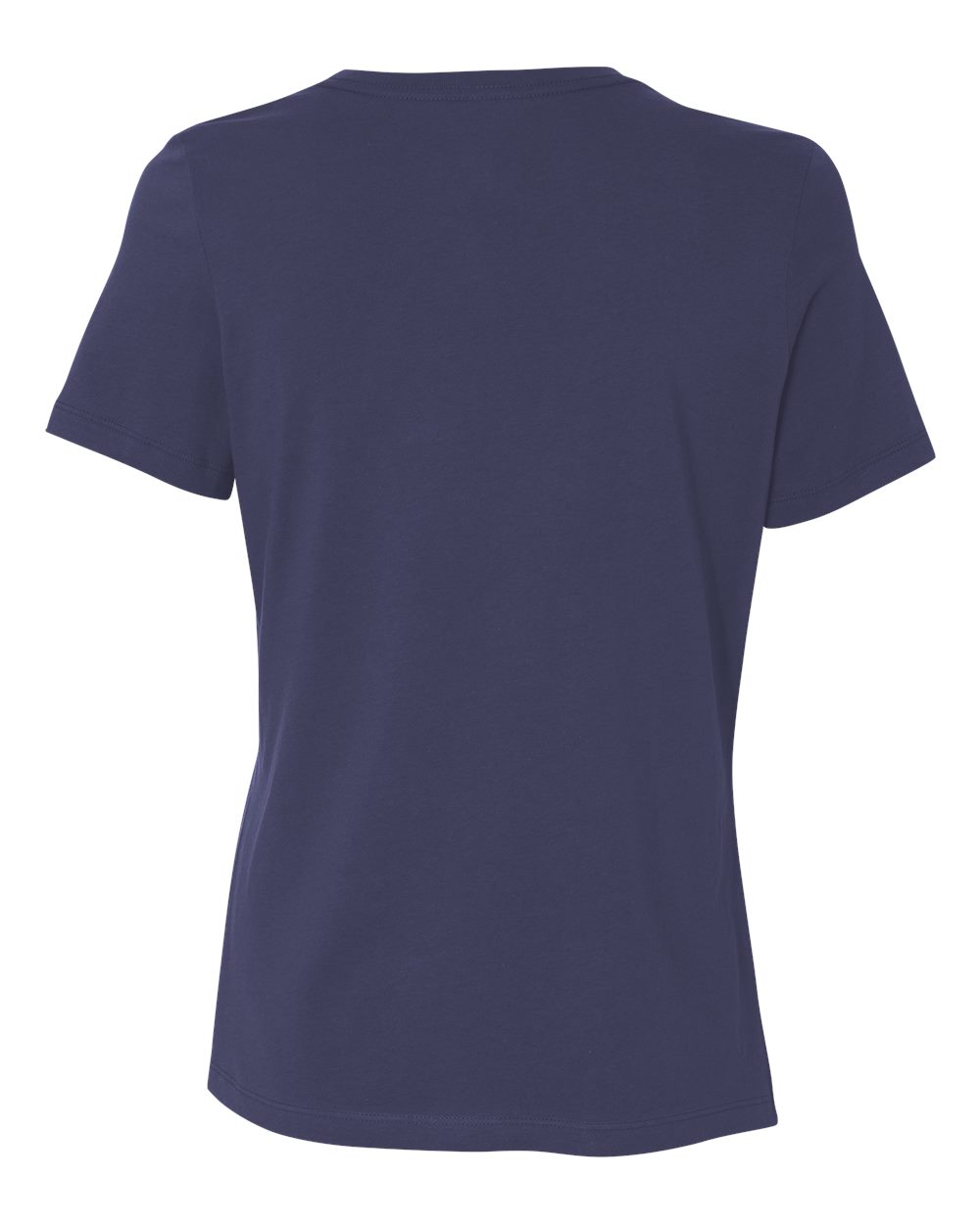 Women’s Relaxed Jersey Tee - Back - B86906653 - Navy