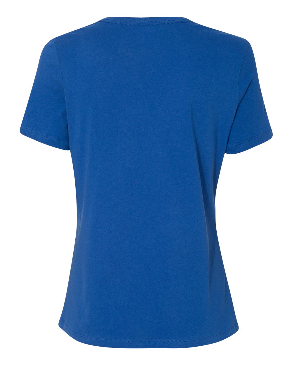 Women’s Relaxed Jersey Tee - Back - B86906753 - True Royal