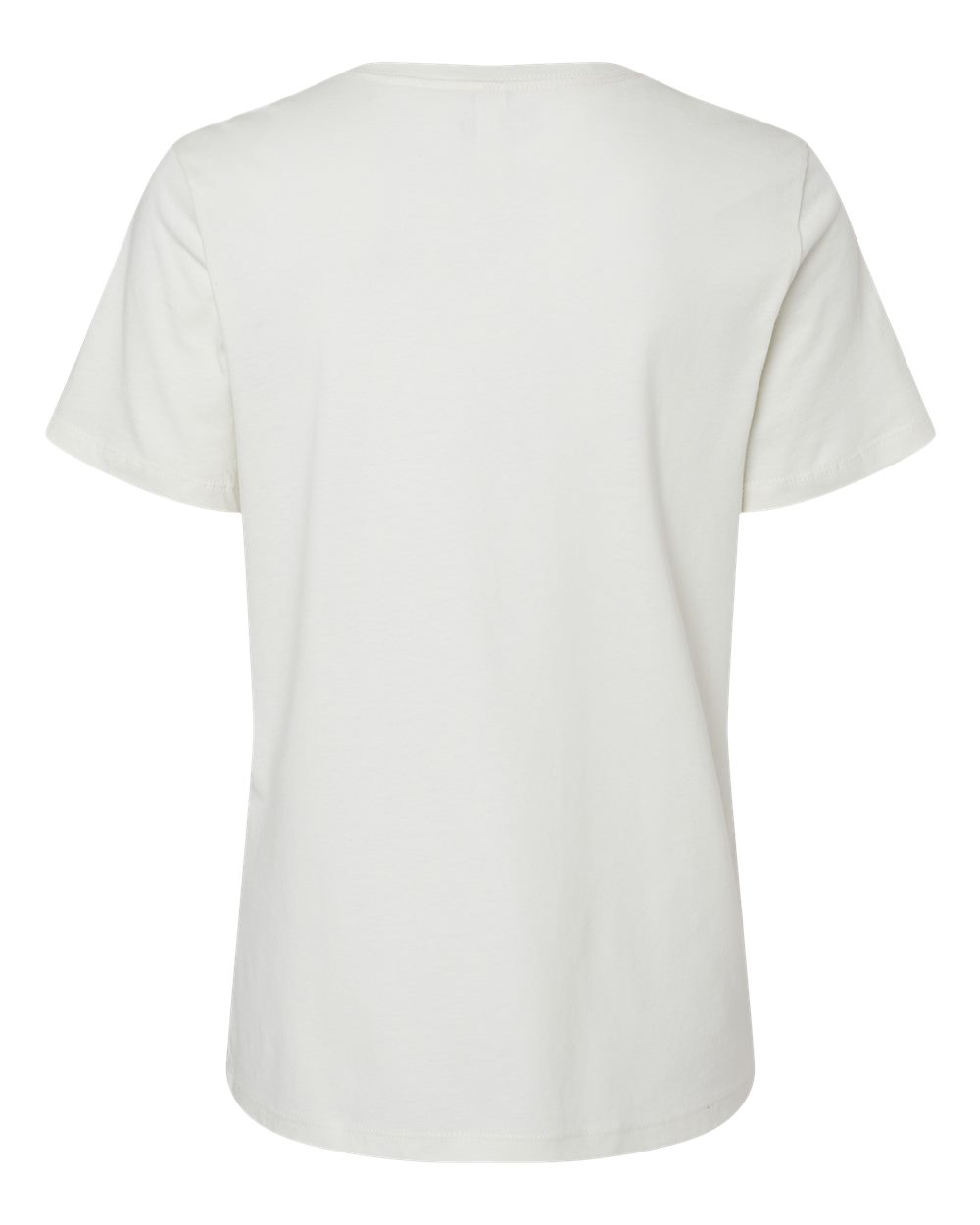 Women’s Relaxed Jersey Tee - Back - B86906833 - Natural