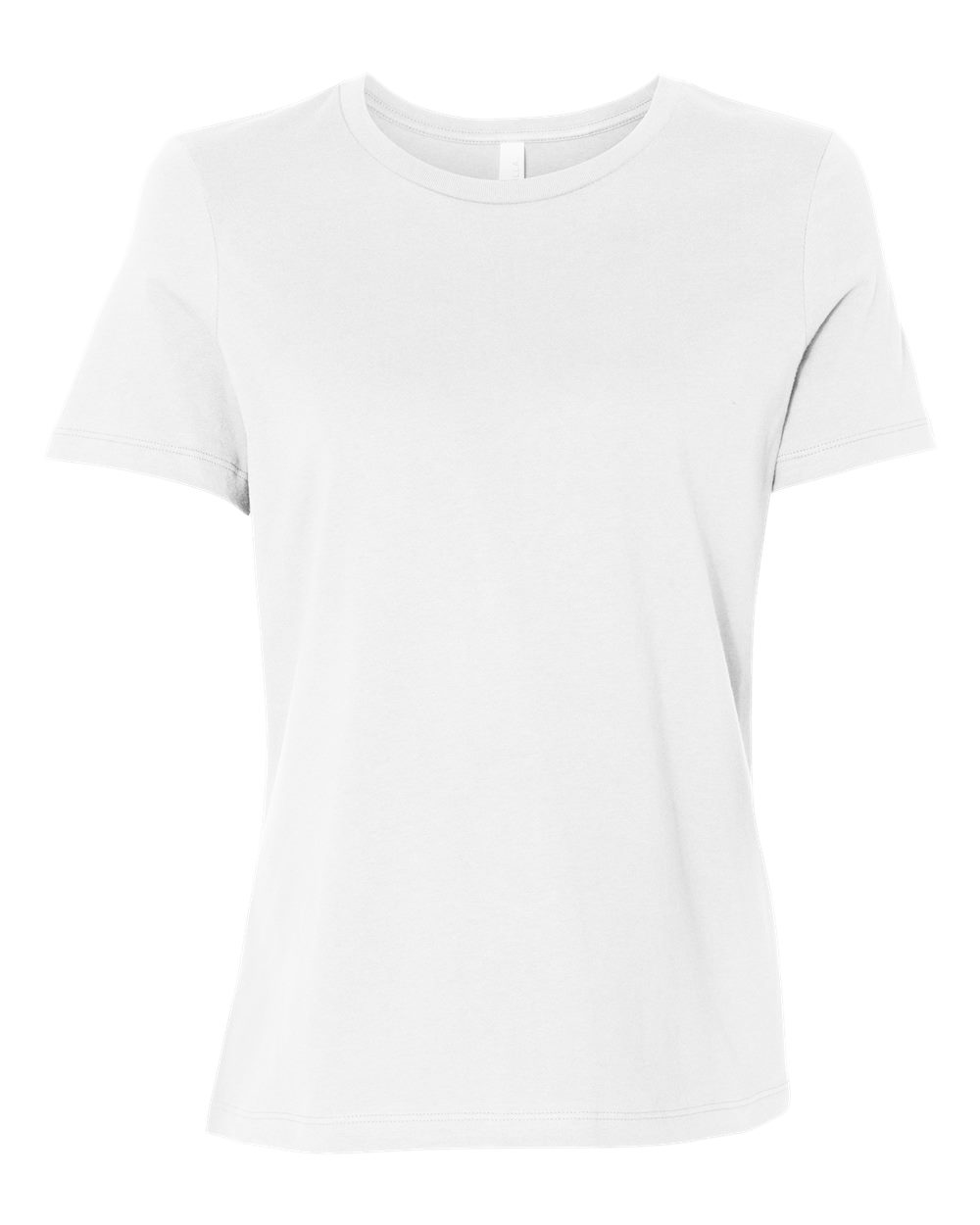 Women’s Relaxed Jersey Tee - Front - B86906002 - White