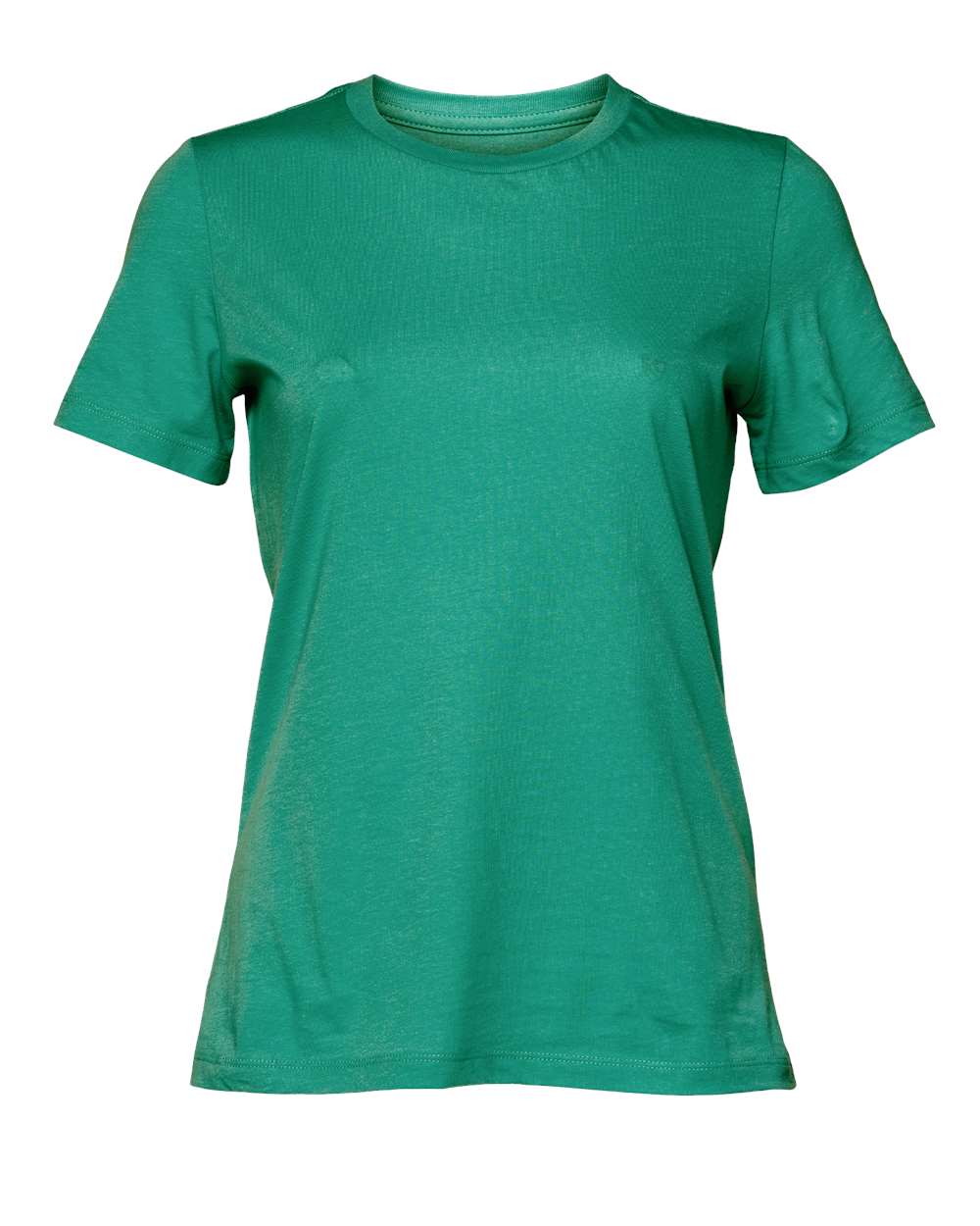 Women’s Relaxed Jersey Tee - Front - B86906023 - Teal