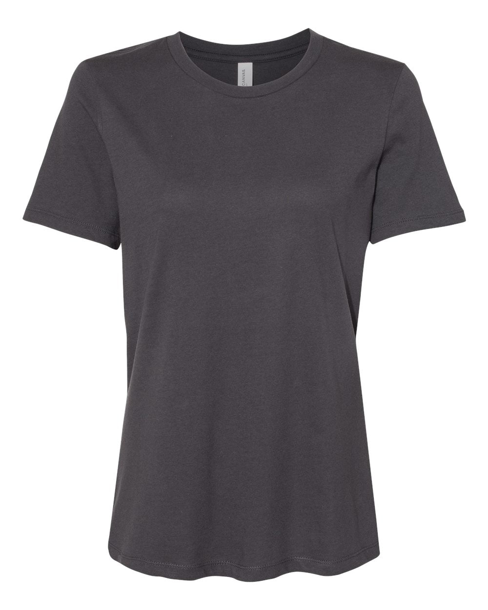 Women’s Relaxed Jersey Tee - Front - B86906083 - Dark Grey