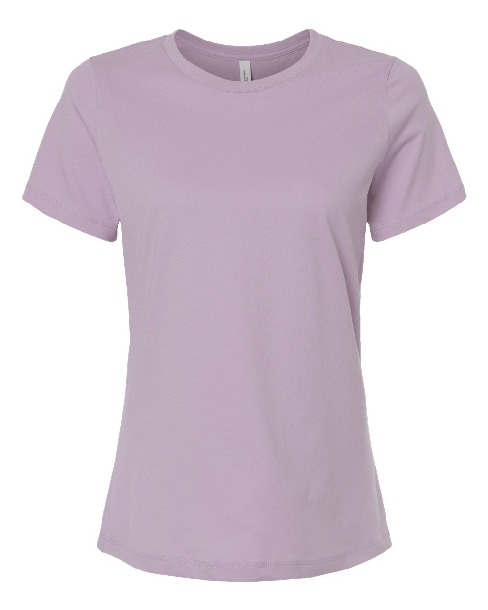Women’s Relaxed Jersey Tee - Front - B86906163 - Light Violet