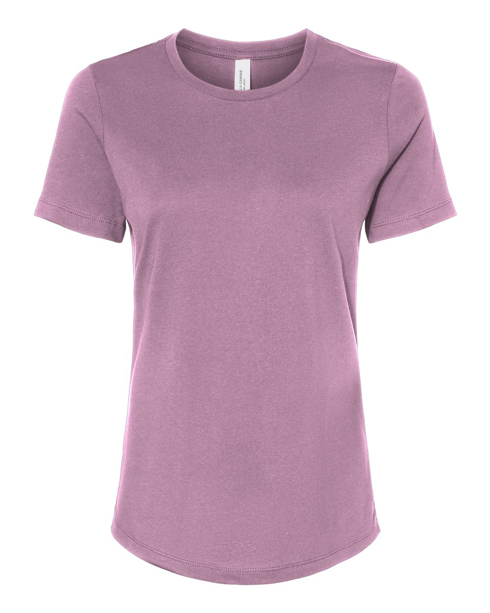 Women’s Relaxed Jersey Tee - Front - B86906213 - Orchid