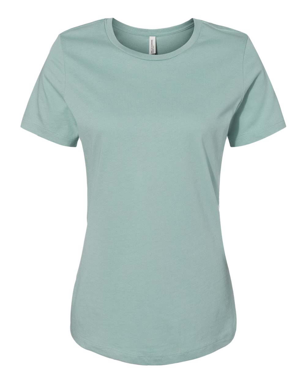Women’s Relaxed Jersey Tee - Front - B86906283 - Dusty Blue