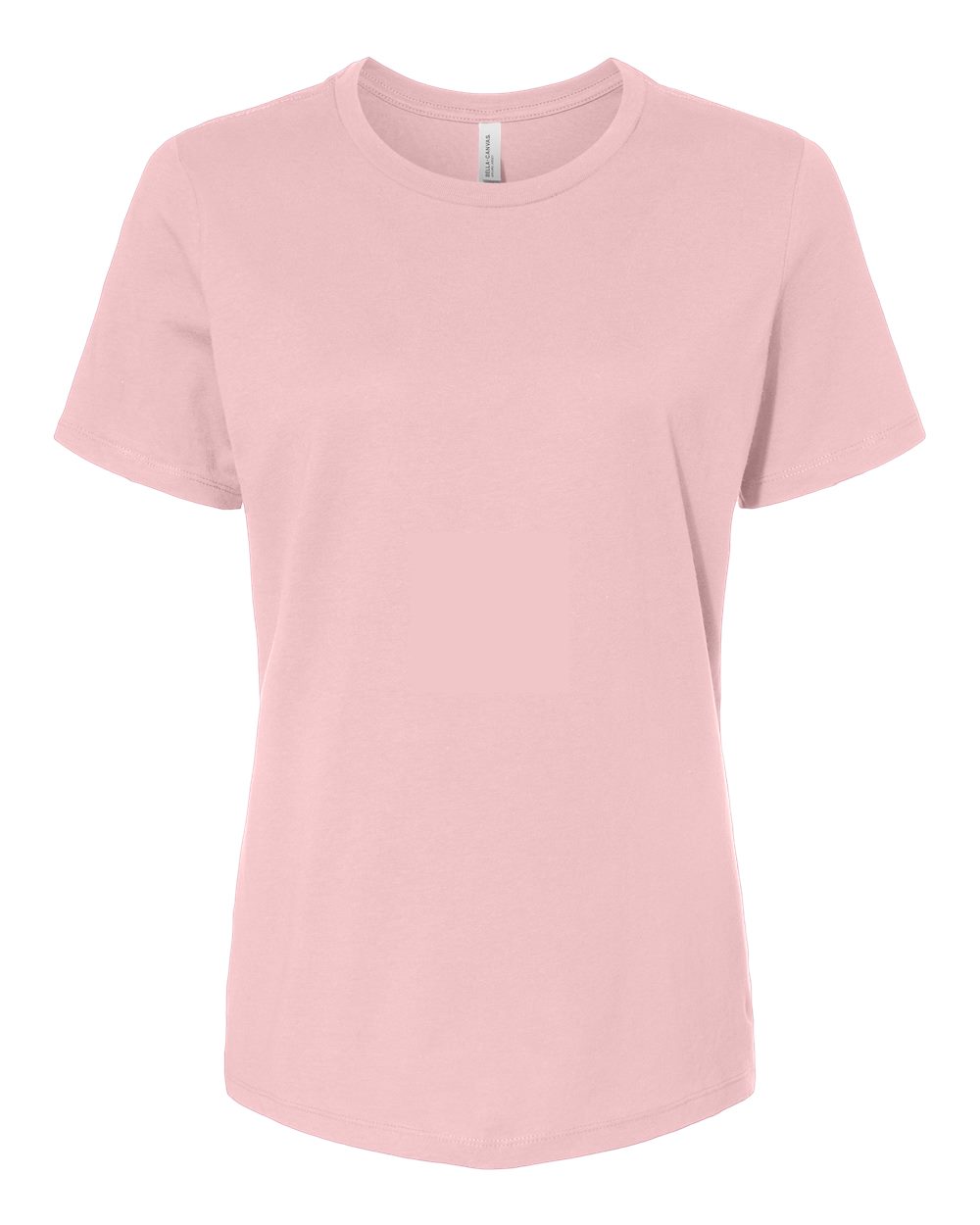 Women’s Relaxed Jersey Tee - Front - B86906303 - Pink