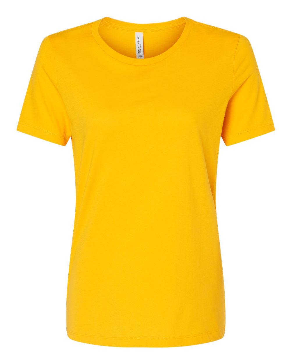 Women’s Relaxed Jersey Tee - Front - B86906323 - Gold