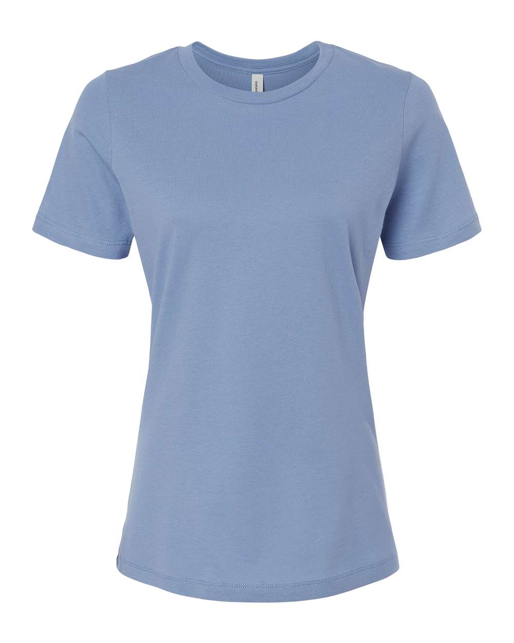 Women’s Relaxed Jersey Tee - Front - B86906363 - Lavender Blue