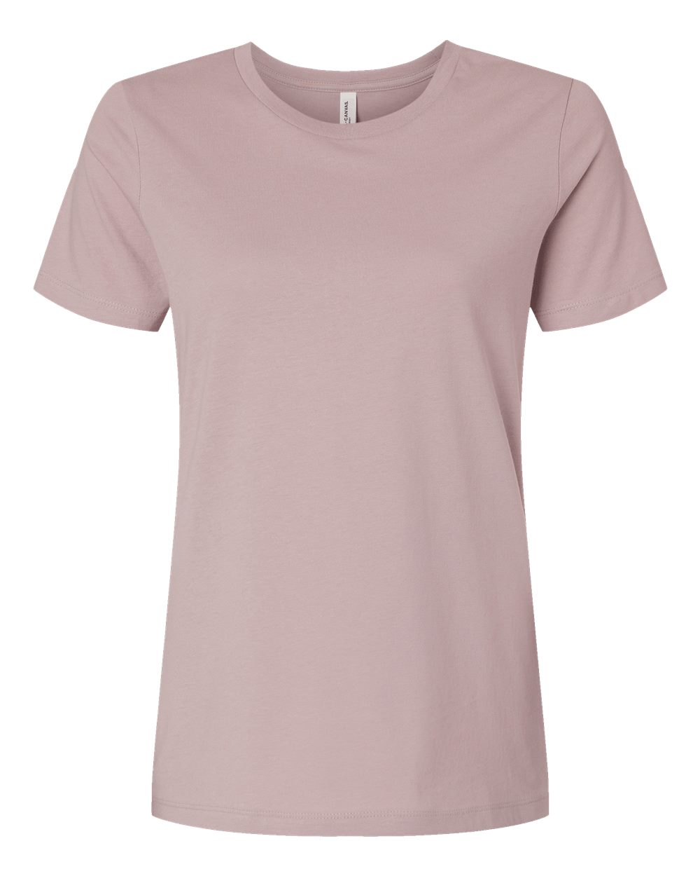 Women’s Relaxed Jersey Tee - Front - B86906383 - Pink Gravel