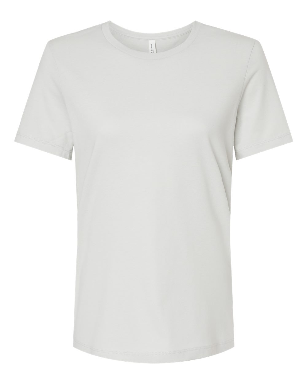 Women’s Relaxed Jersey Tee - Front - B86906403 - Silver