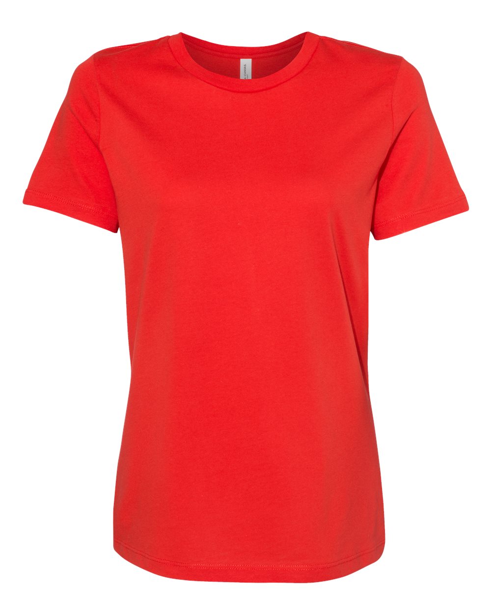 Women’s Relaxed Jersey Tee - Front - B86906473 - Poppy