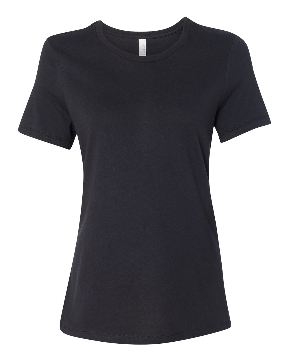 Women’s Relaxed Jersey Tee - Front - B86906513 - Vintage Black