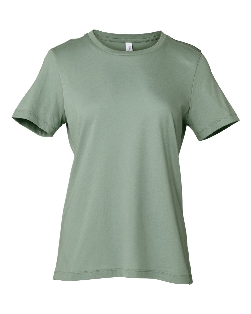 Women’s Relaxed Jersey Tee - Front - B86906663 - Sage