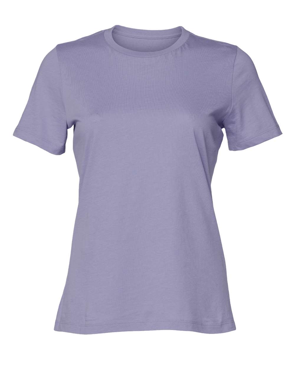 Women’s Relaxed Jersey Tee - Front - B86906773 - Dark Lavender