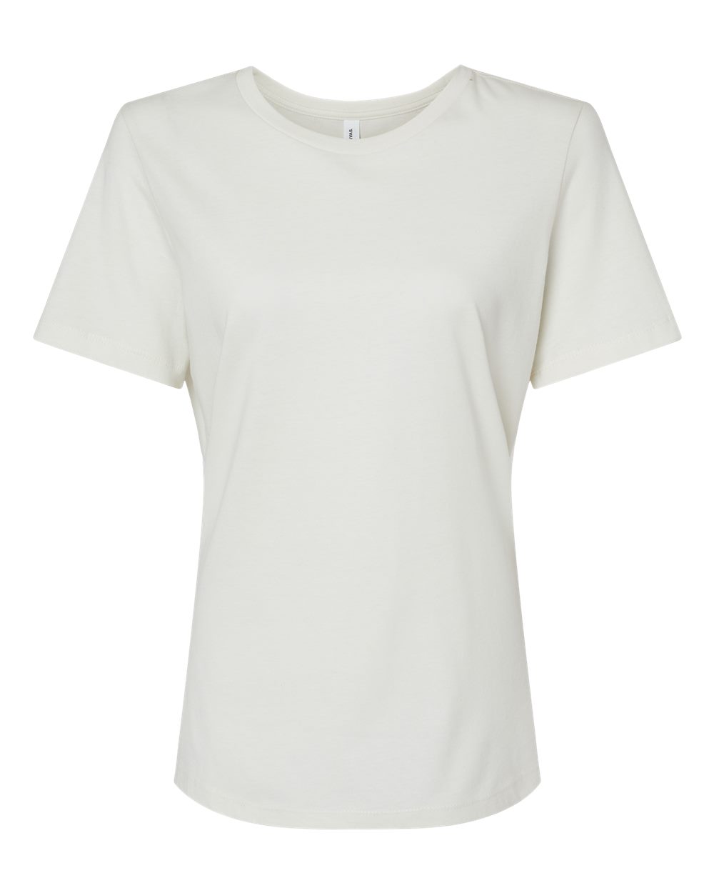 Women’s Relaxed Jersey Tee - Front - B86906833 - Natural