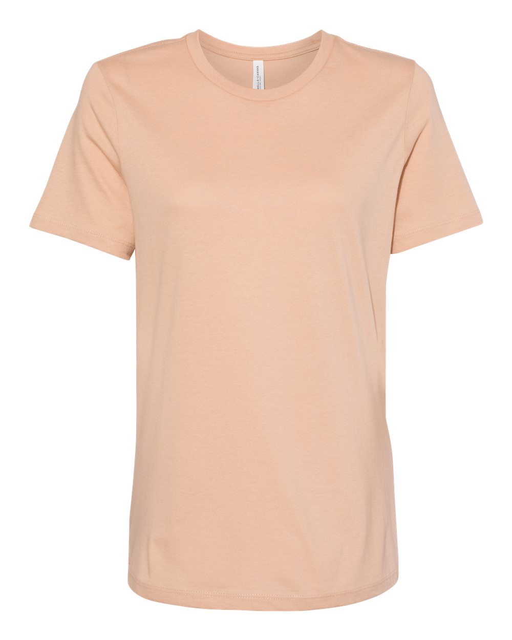 Women’s Relaxed Jersey Tee - Front - B86906923 - Sand Dune