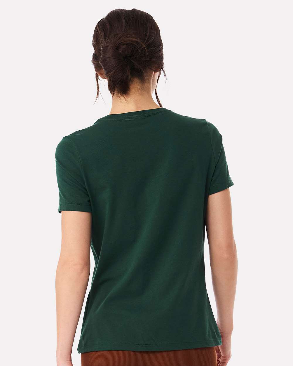 Women’s Relaxed Jersey Tee - OnModelBack - B86906373 - Forest