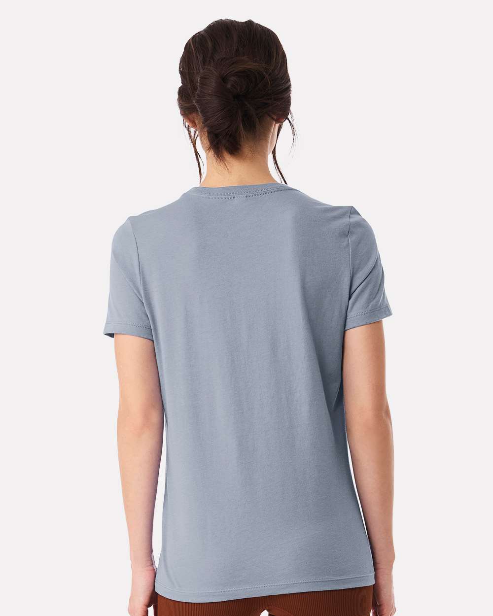 Women’s Relaxed Jersey Tee - OnModelBack - B86906553 - Vintage Denim