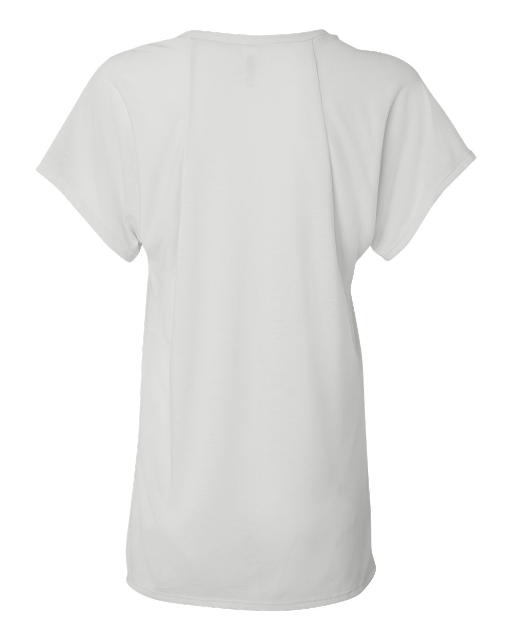 Women’s Flowy Raglan Tee - Back - B87506003 - White