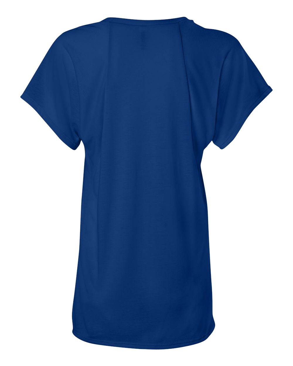 Women’s Flowy Raglan Tee - Back - B87506753 - True Royal