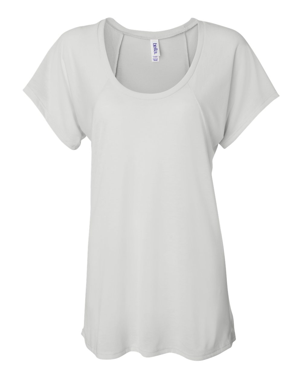 Women’s Flowy Raglan Tee - Front - B87506003 - White