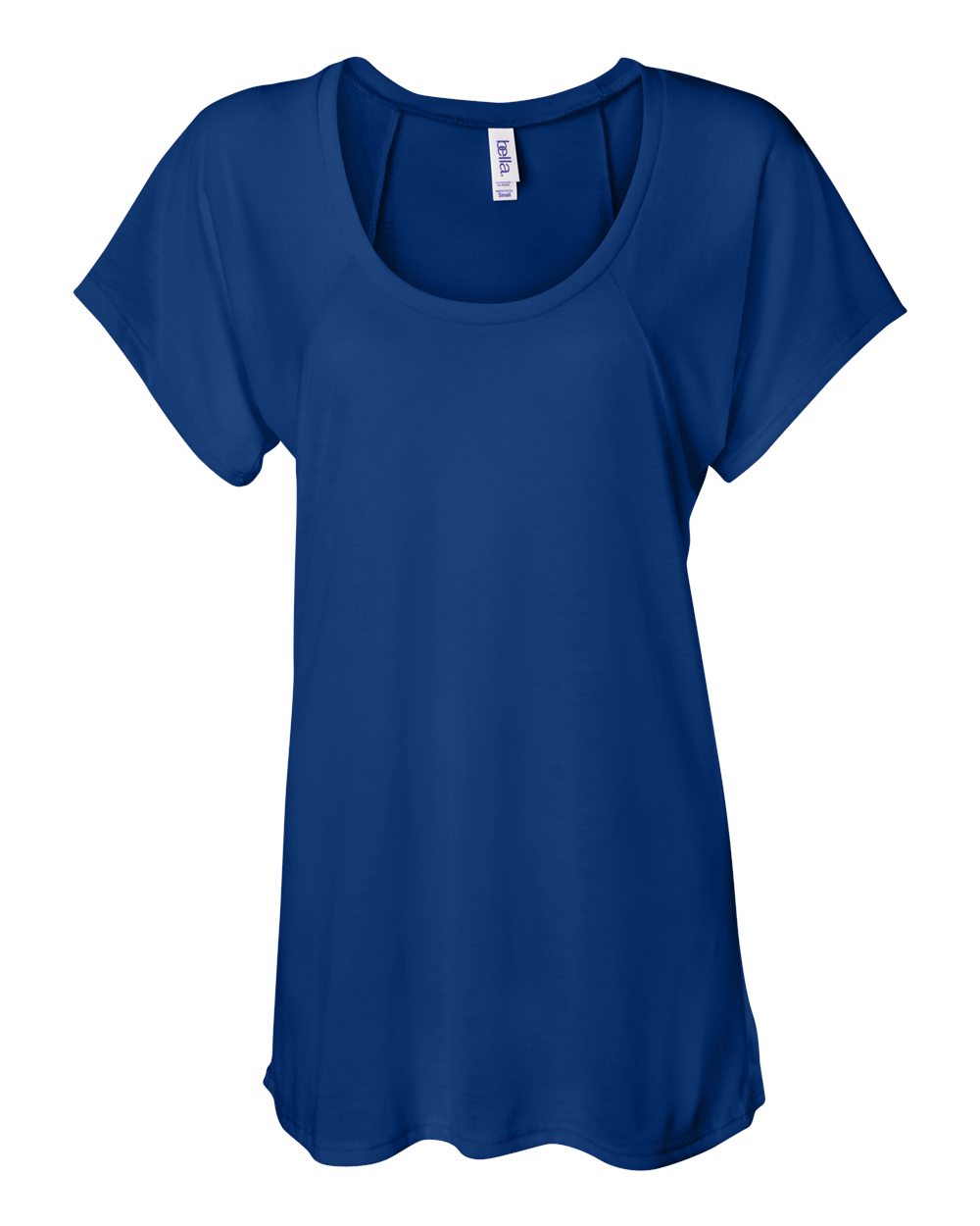 Women’s Flowy Raglan Tee - Front - B87506753 - True Royal