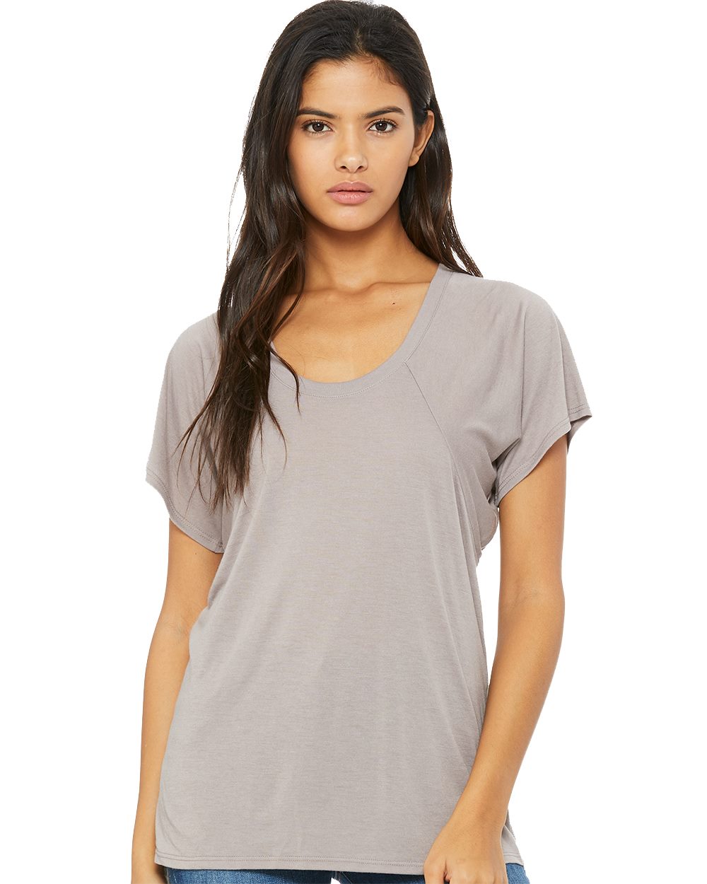 Women’s Flowy Raglan Tee - styleImage