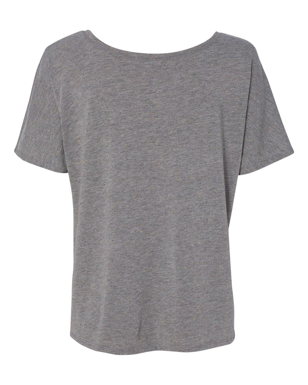 Women’s Slouchy Tee - Back - B80606083 - Deep Heather Speckled