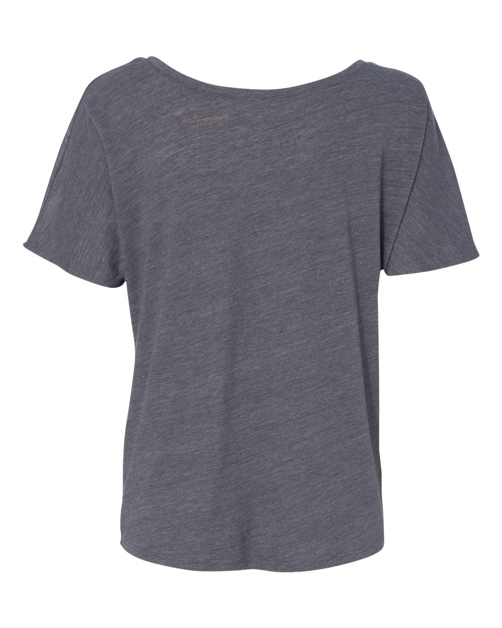 Women’s Slouchy Tee - Back - B80606133 - Asphalt Slub