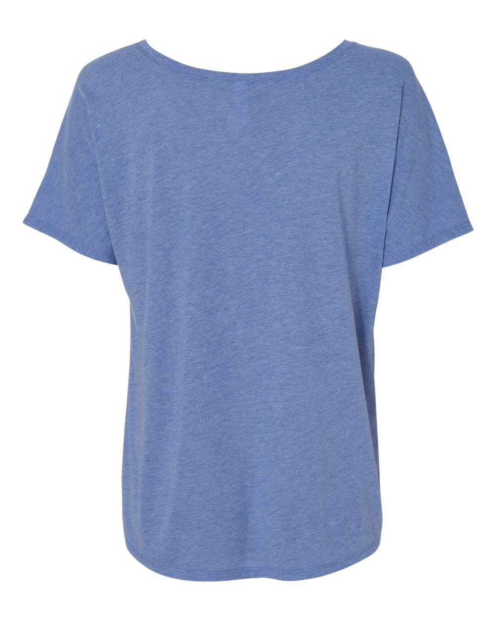 Women’s Slouchy Tee - Back - B80606253 - Blue Triblend