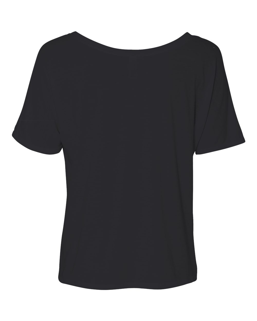 Women’s Slouchy Tee - Back - B80606503 - Black