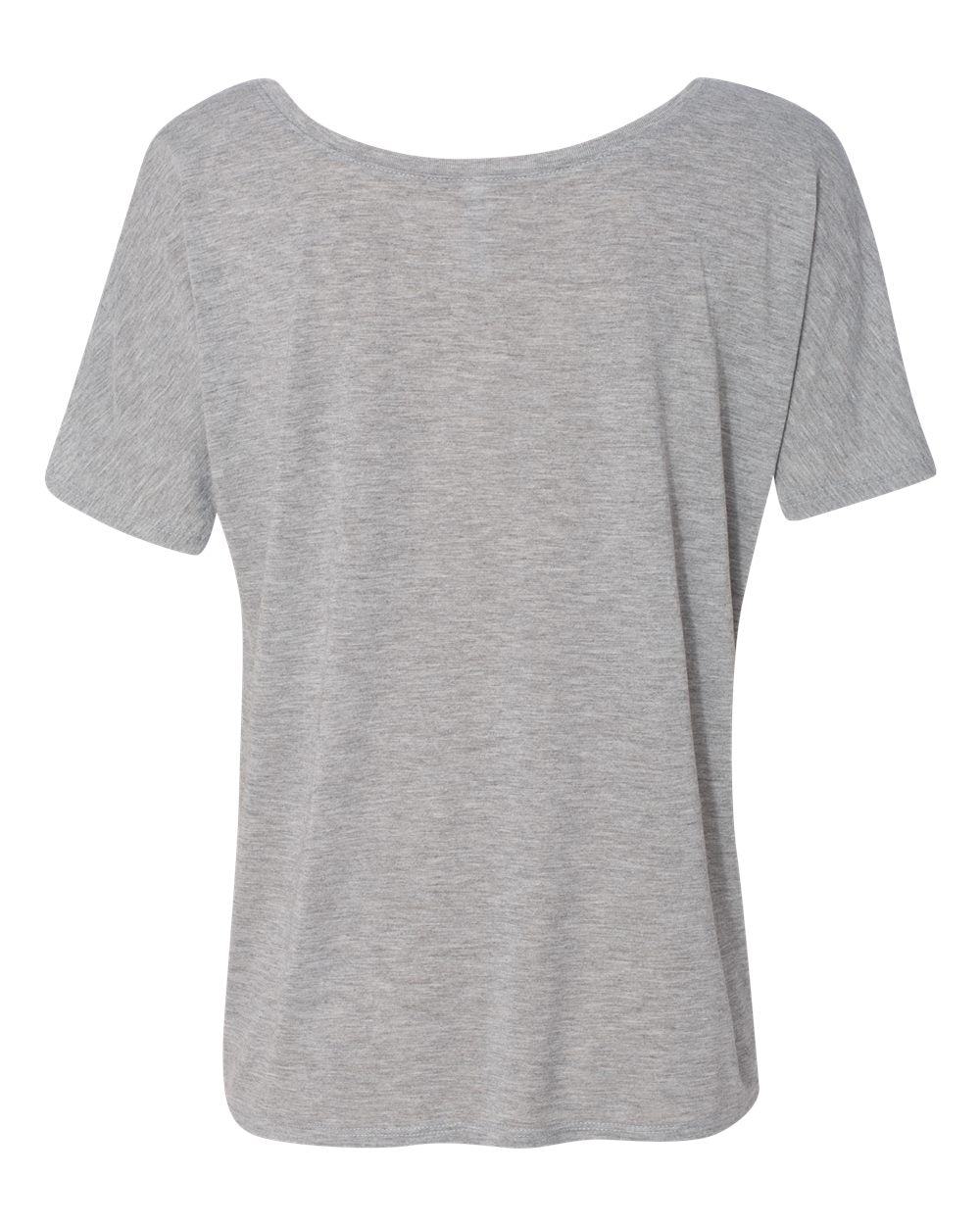 Women’s Slouchy Tee - Back - B80606583 - Athletic Heather