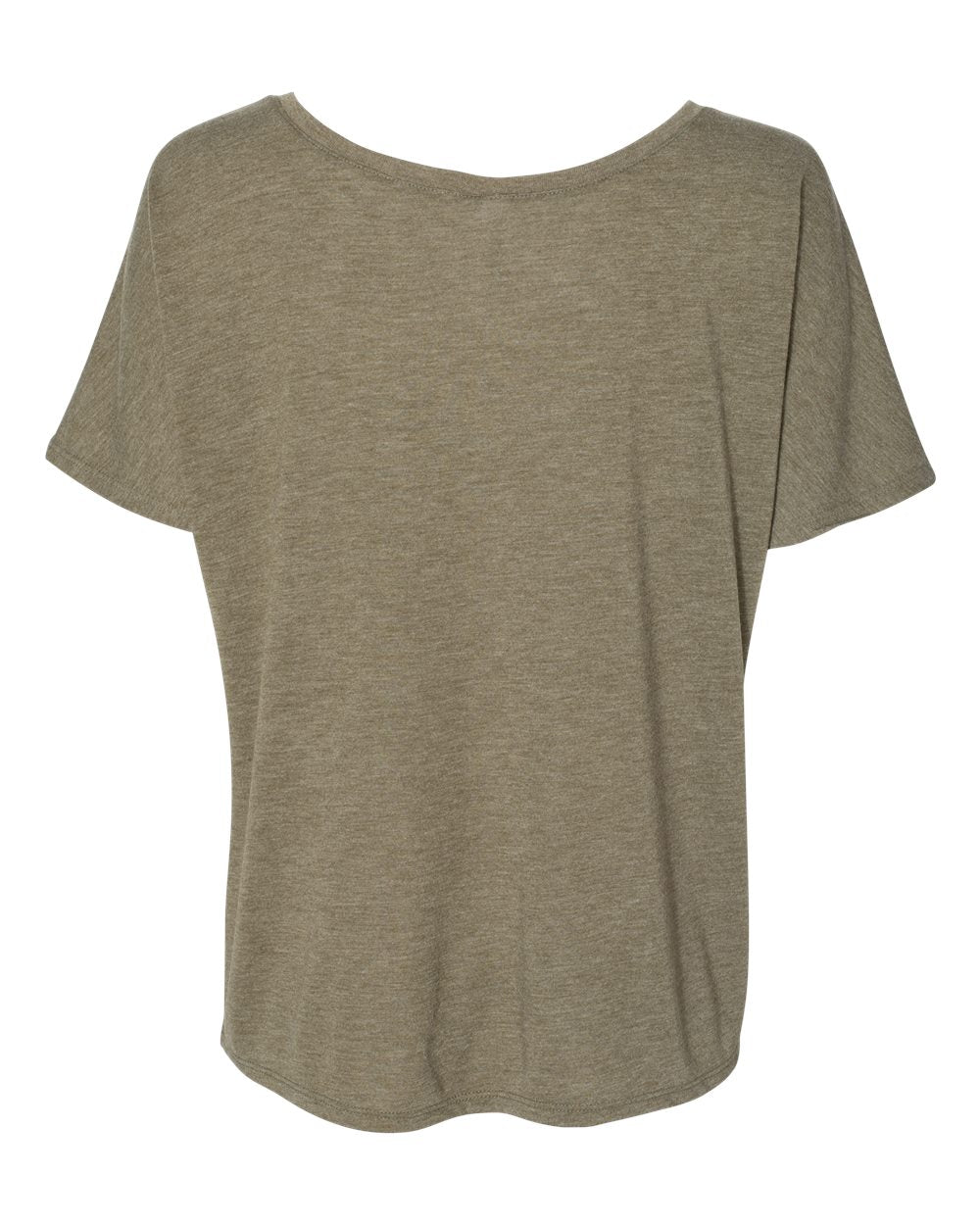 Women’s Slouchy Tee - Back - B80606613 - Heather Olive