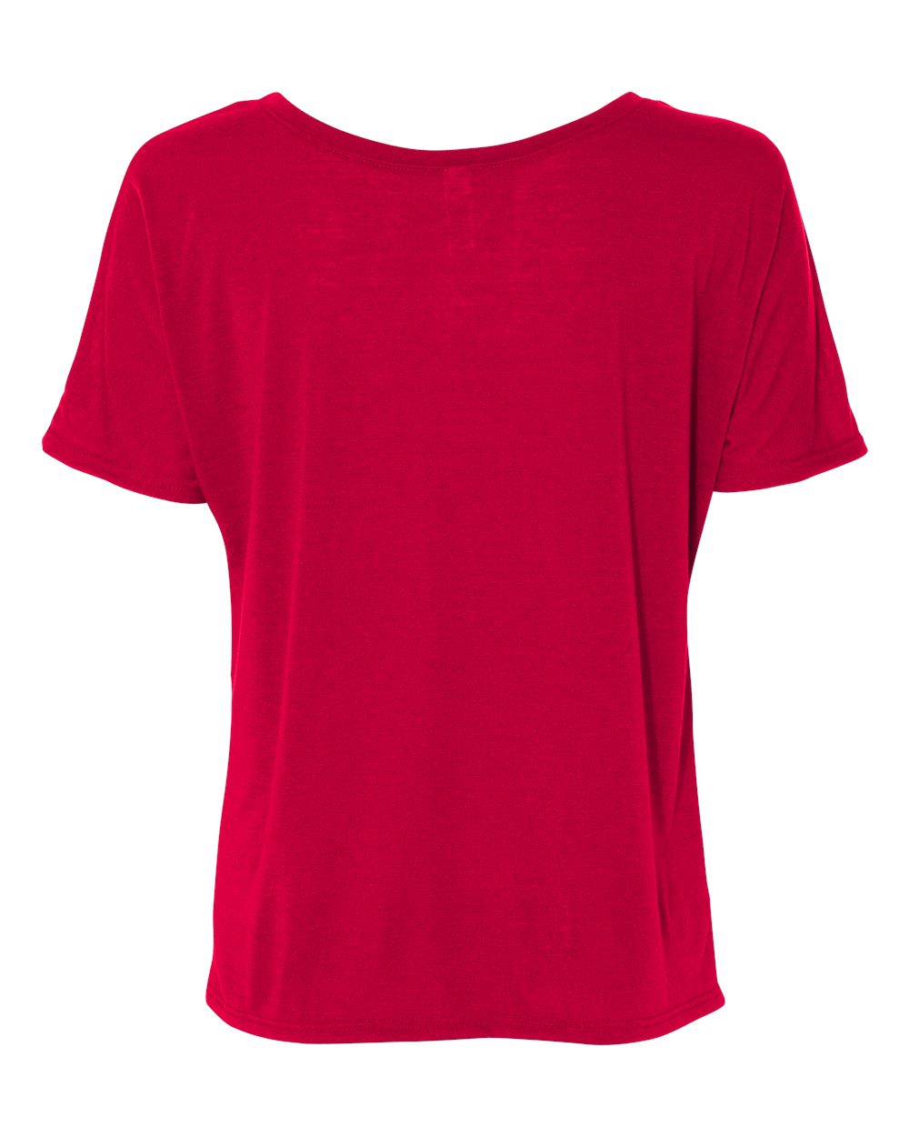 Women’s Slouchy Tee - Back - B80606703 - Red