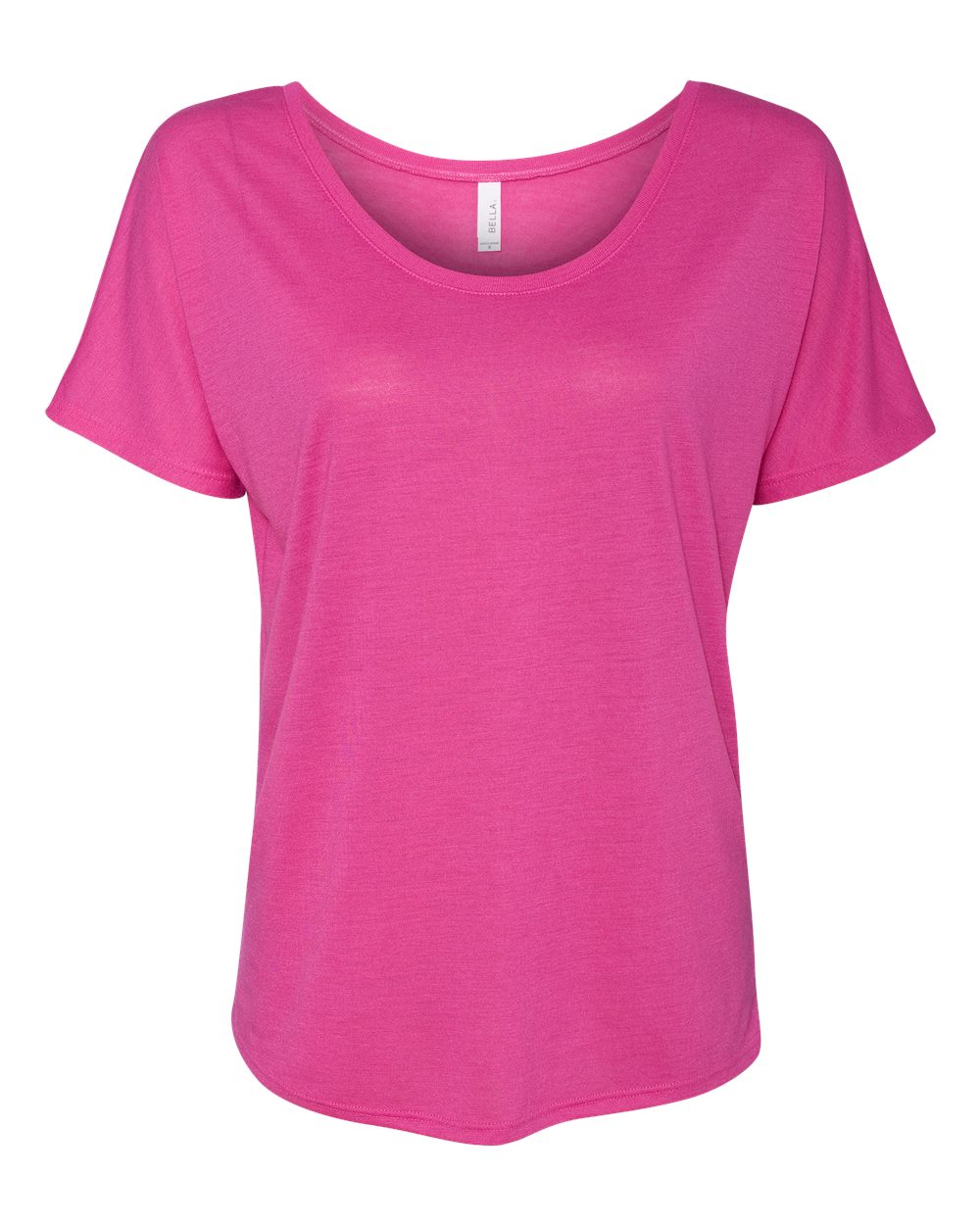 Women’s Slouchy Tee - Front - B80606033 - Berry