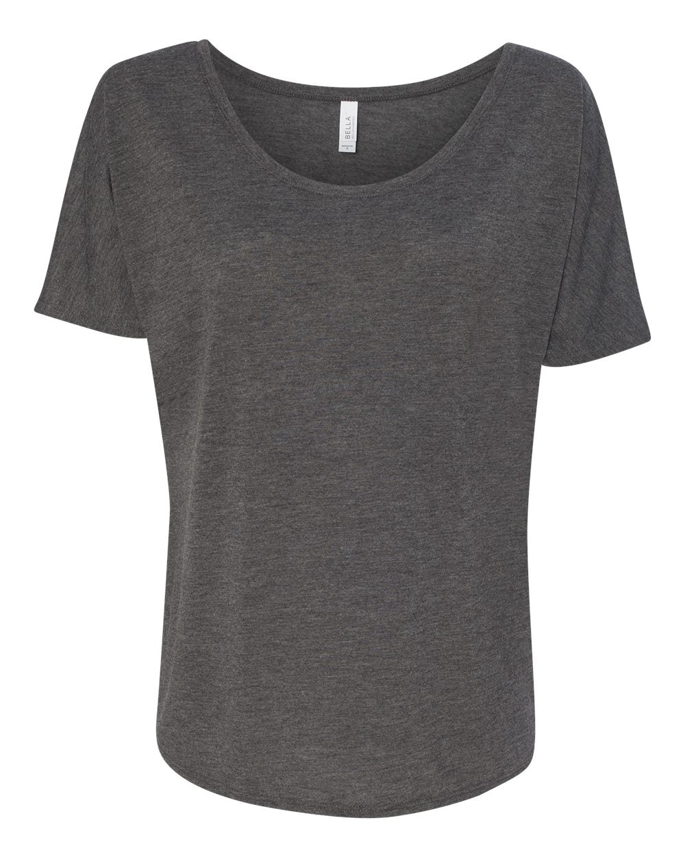 Women’s Slouchy Tee - Front - B80606203 - Dark Grey