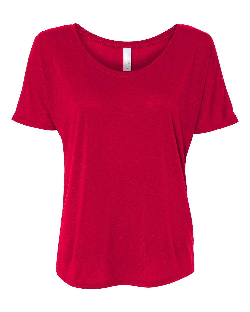 Women’s Slouchy Tee - Front - B80606703 - Red