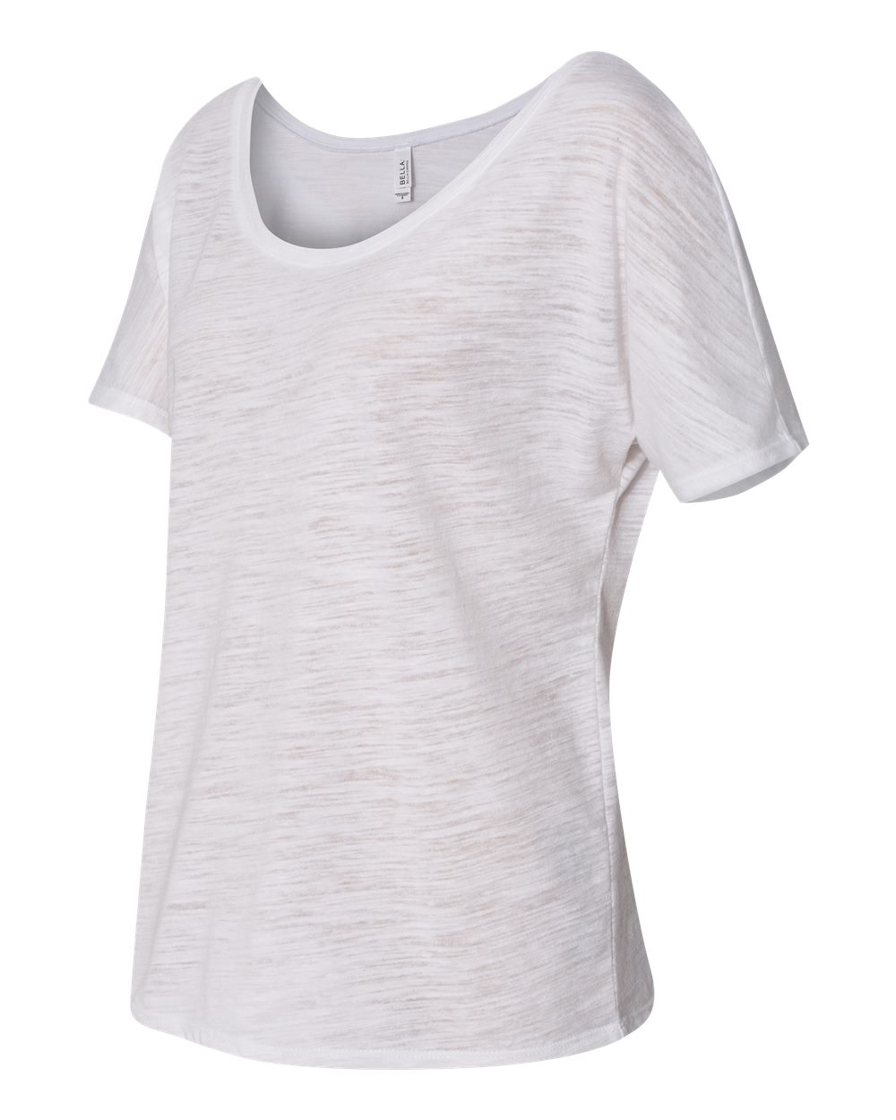 Women’s Slouchy Tee - Side - B80606023 - White Slub