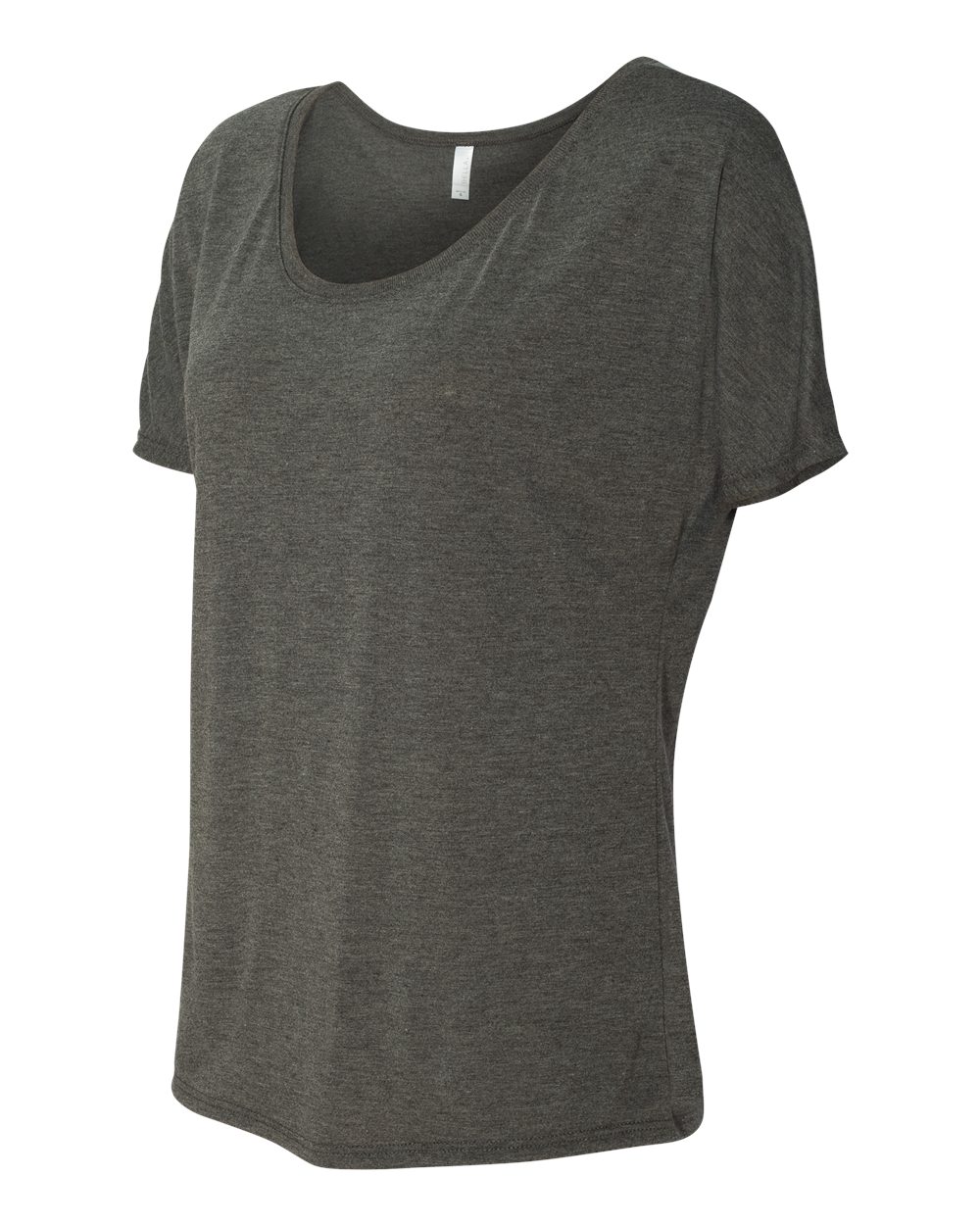 Women’s Slouchy Tee - Side - B80606093 - Dark Grey Heather