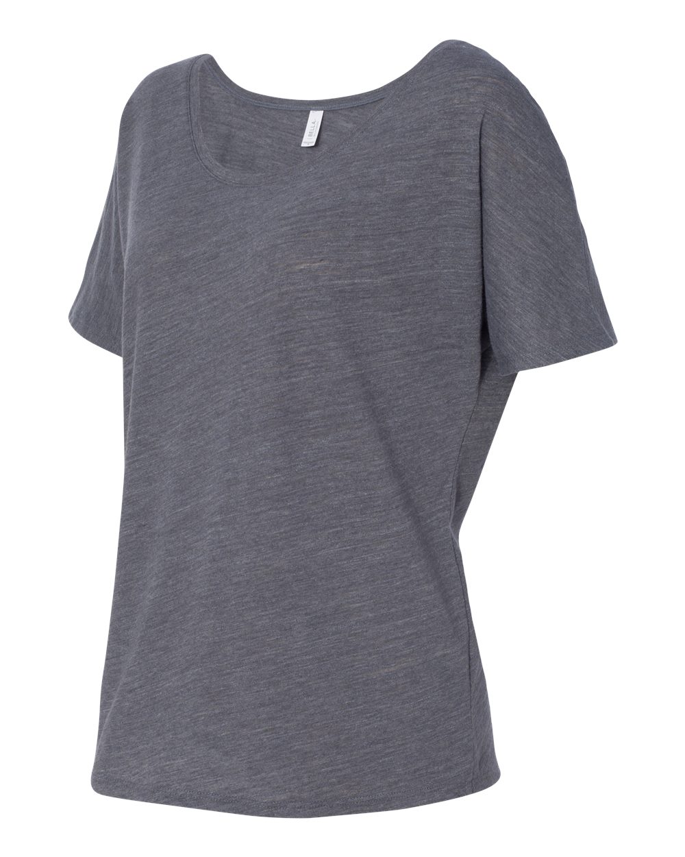 Women’s Slouchy Tee - Side - B80606133 - Asphalt Slub