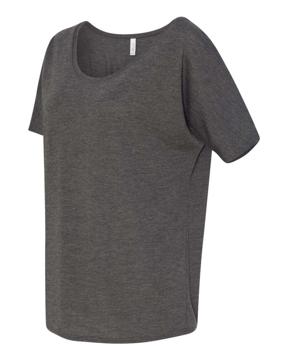 Women’s Slouchy Tee - Side - B80606203 - Dark Grey
