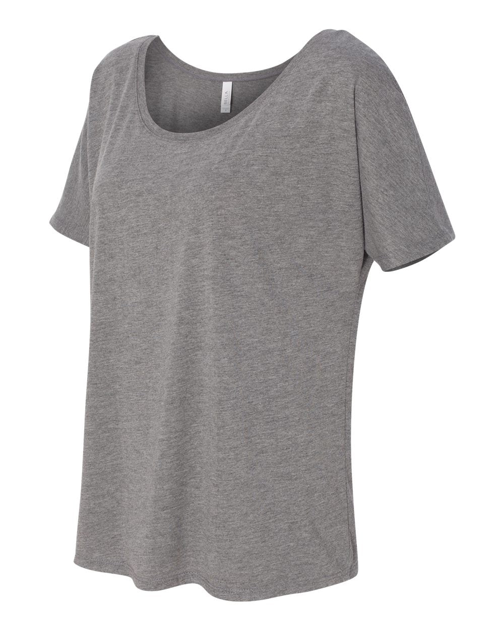 Women’s Slouchy Tee - Side - B80606353 - Grey Triblend