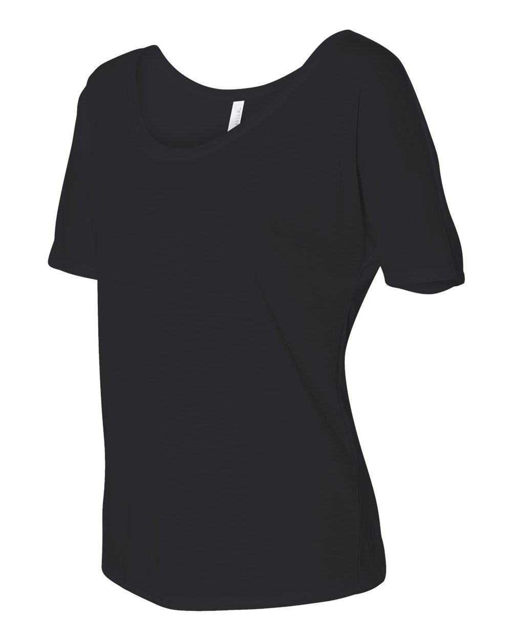 Women’s Slouchy Tee - Side - B80606503 - Black