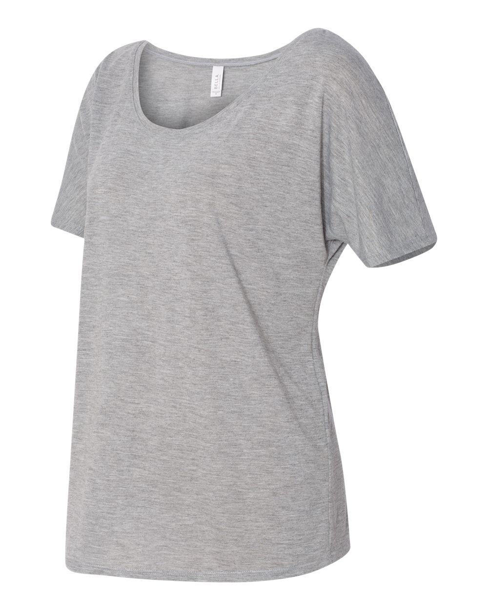 Women’s Slouchy Tee - Side - B80606583 - Athletic Heather